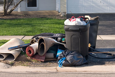 trash cans